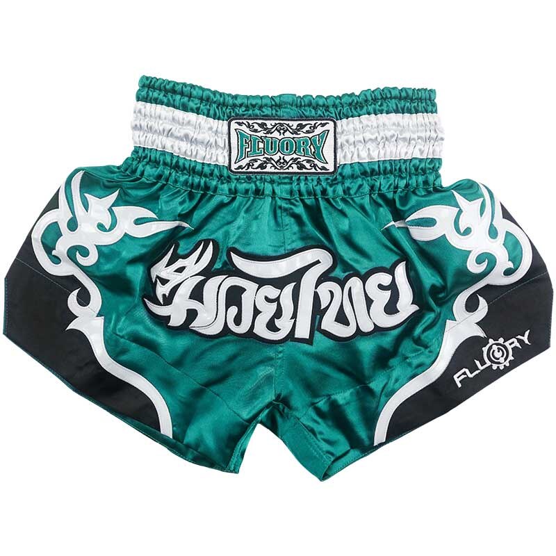 Fluory  Men Women Kids Fight shorts Boxing Pants Shorts embroidery MMA Shorts Muay thai shorts for combat games