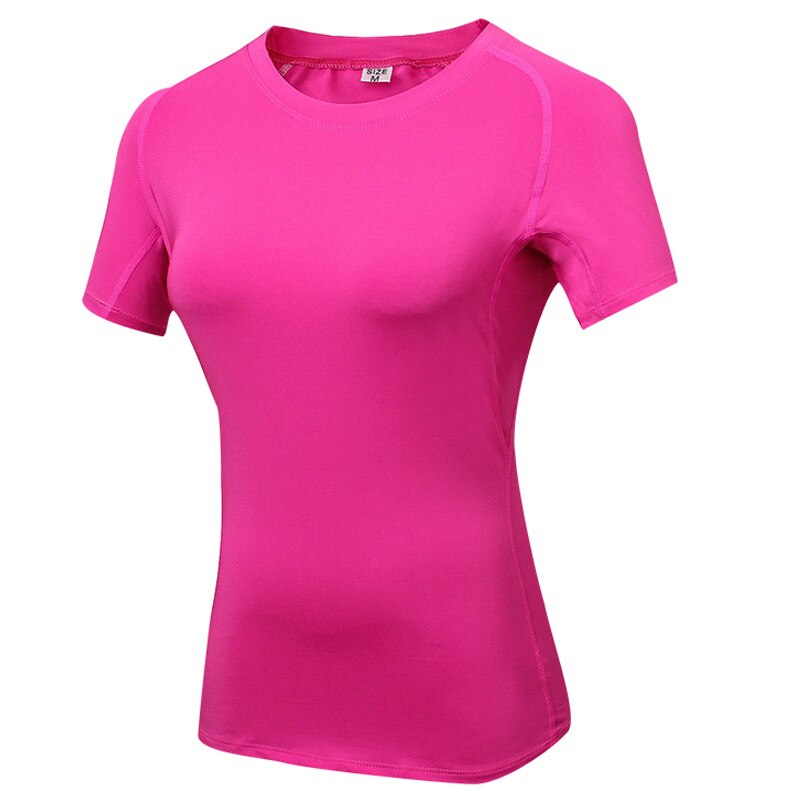 Gym T shirt Compression Tights Women's Sport Tshirt Quick Drying Rashguad Running Tops Fitness Tees Jogger Jogging Blouse Jersey