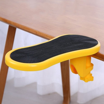 Computer armrest pad ergonomically adjustable PC wrist rest extender desk hand bracket home office wrist rotation bracket