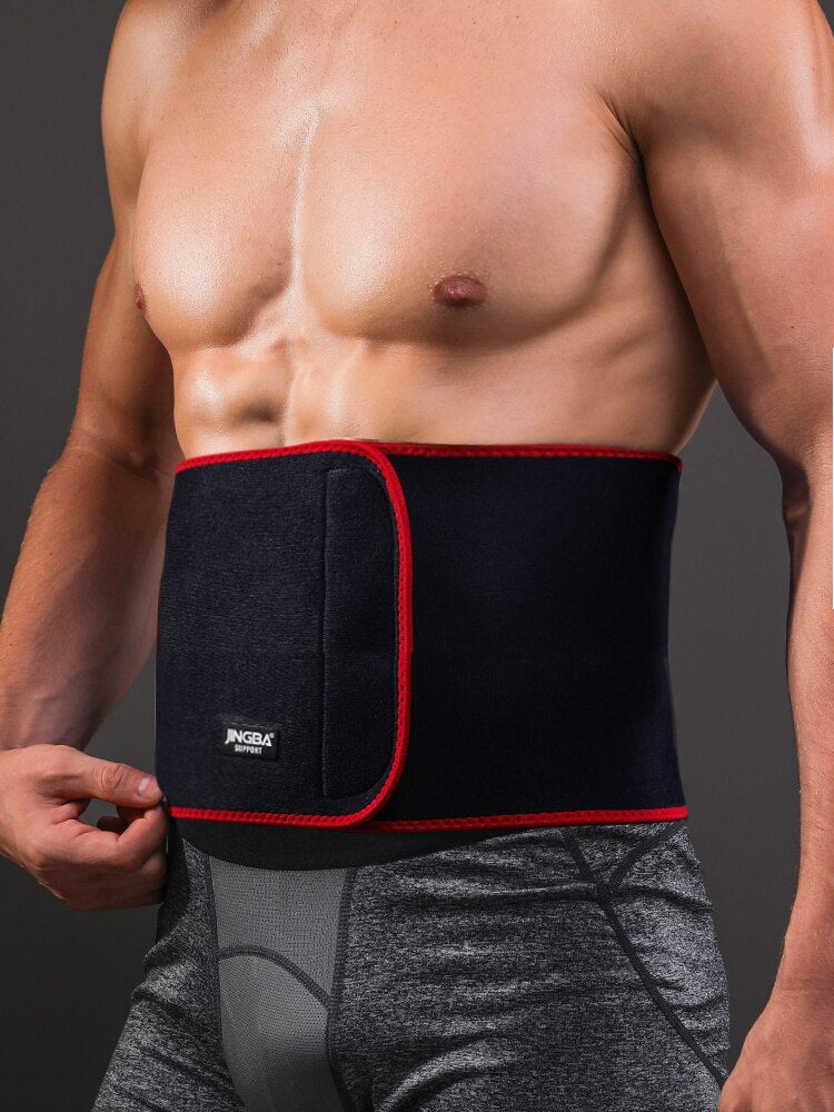 JINGBA SUPPORT Professional Adjustable Waist trimmer Slim fit Abdominal Waist sweat belt Waist back support belt Fitness