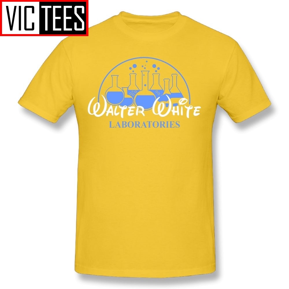Men's Walter White Laboratories T Shirt Breaking Pinkman Bad AMC Heisenberg Mr White Cotton Tops T-Shirts Breaking Bad Tees
