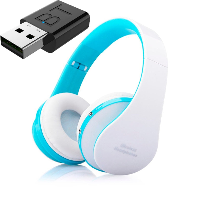 FLOVEME TV Bluetooth Headphones HiFi bluetooth headset Deep Bass Wireless Headphone with Transmitter Stick For TV Computer Phone
