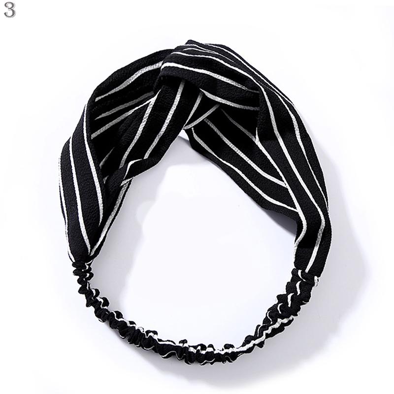 Fashion Women Girls Summer Bohemian Hair Bands Print Headbands Vintage Cross Turban Bandage Bandanas HairBands Hair Accessories