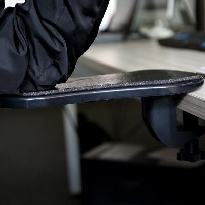 Computer armrest pad ergonomically adjustable PC wrist rest extender desk hand bracket home office wrist rotation bracket