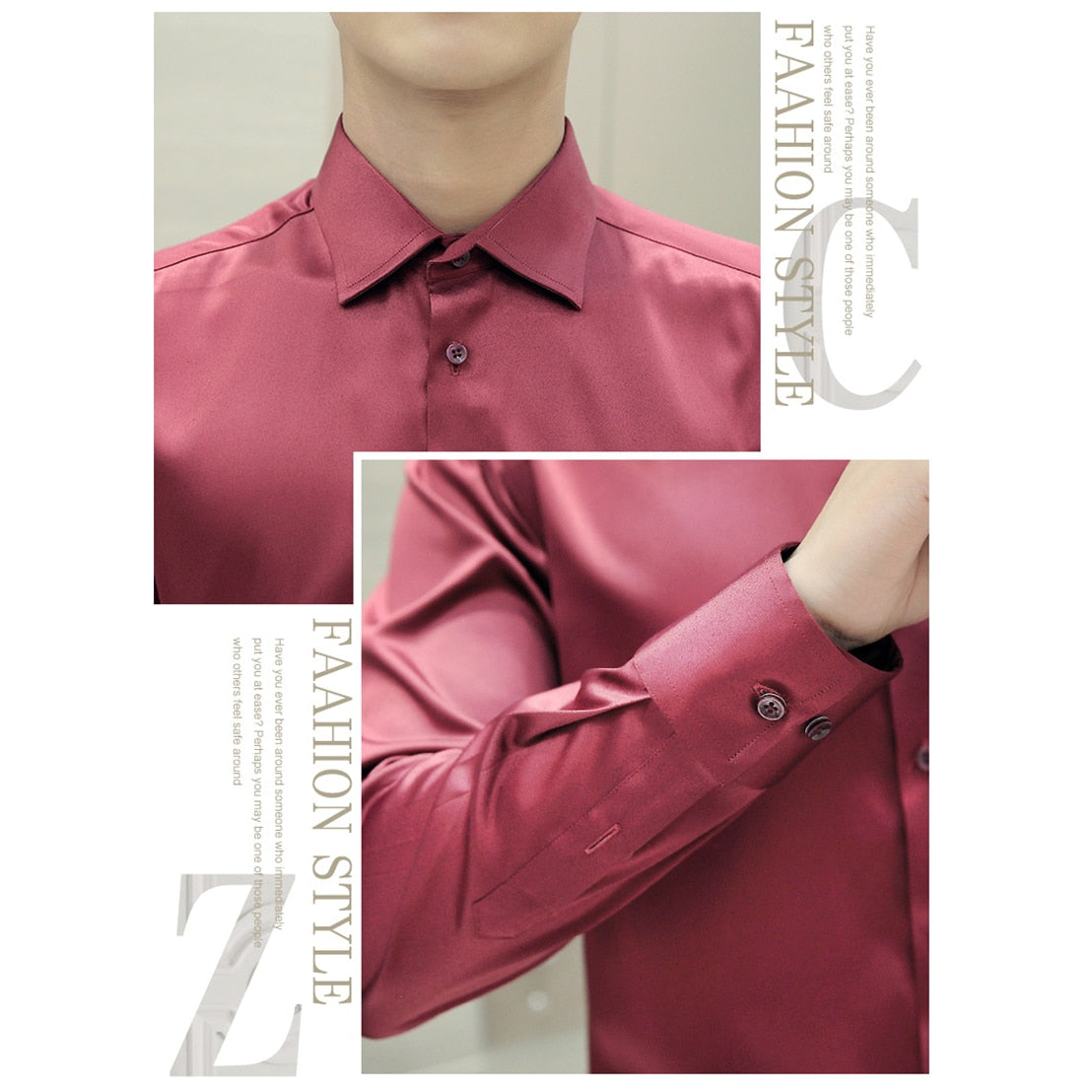 Plus Size 5XL 2022 New Men&#39;s Luxury Shirts Wedding Dress Long Sleeve Shirt Silk Tuxedo Shirt Men Mercerized Cotton Shirt