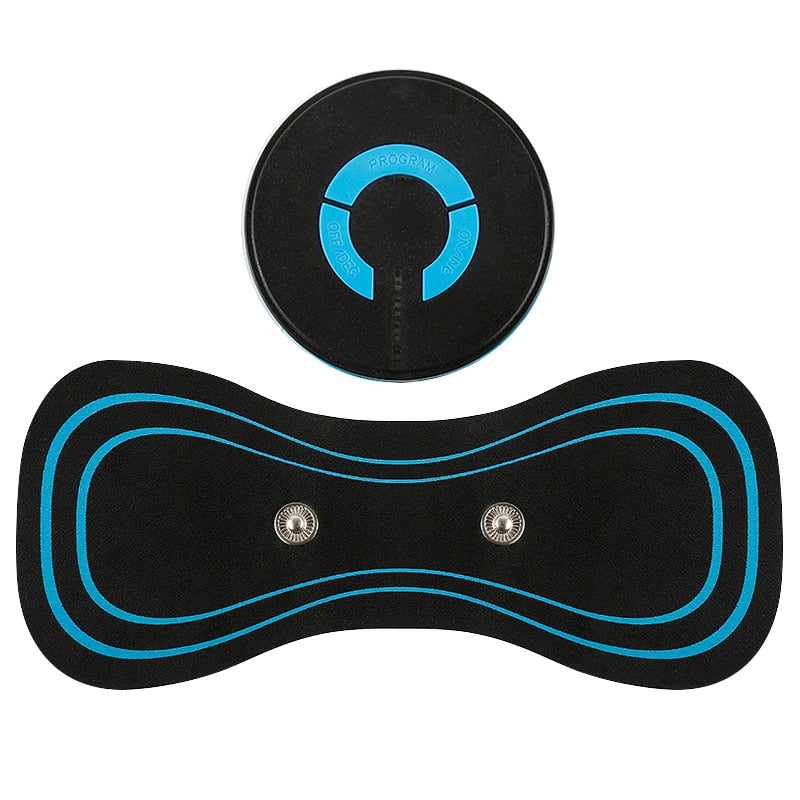 Mini Electric Neck Massager Pad Low Frequency Pulse Stimulator Stickers Shoulder Cervical Vertebra Muscle Relief Pain Massage