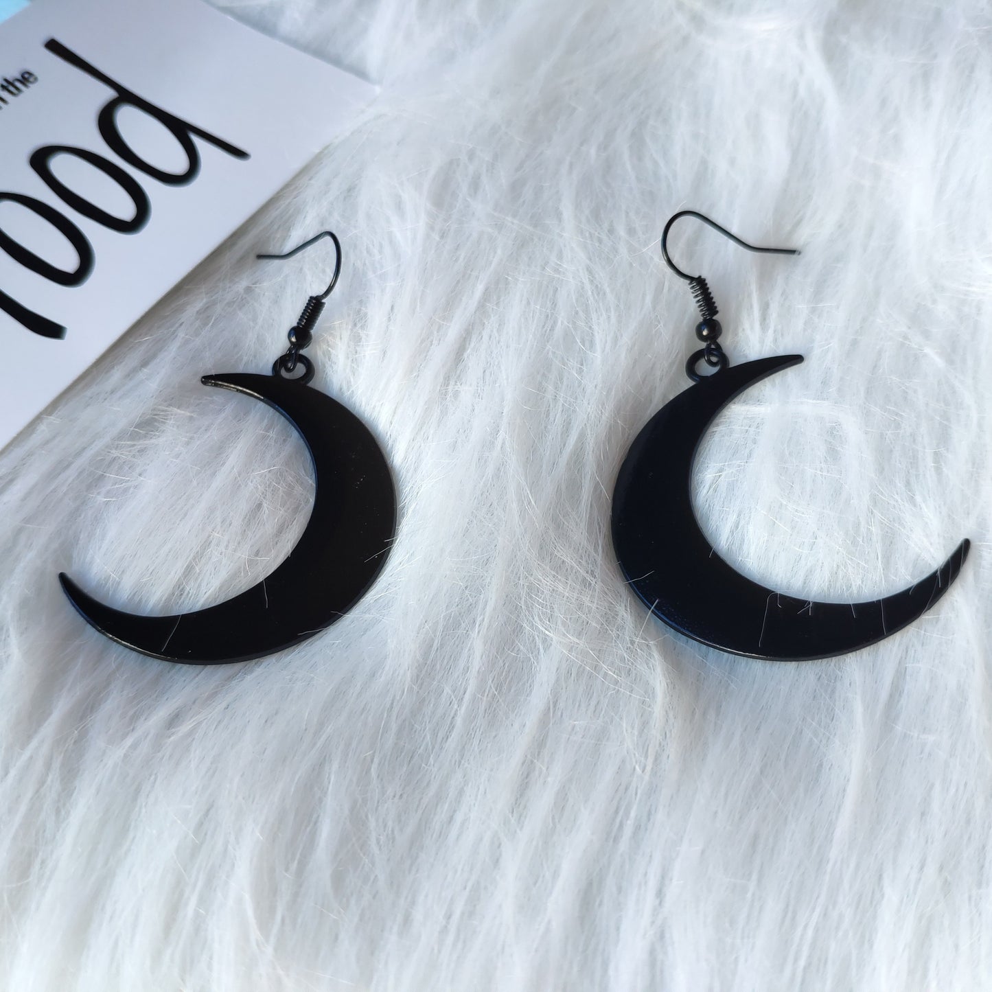 Big Crescent Moon Bronze Long Earrings mystic gothic jewelry Wiccan Moon phase witchy Goddess women Fashion gift 2020 new Lunar