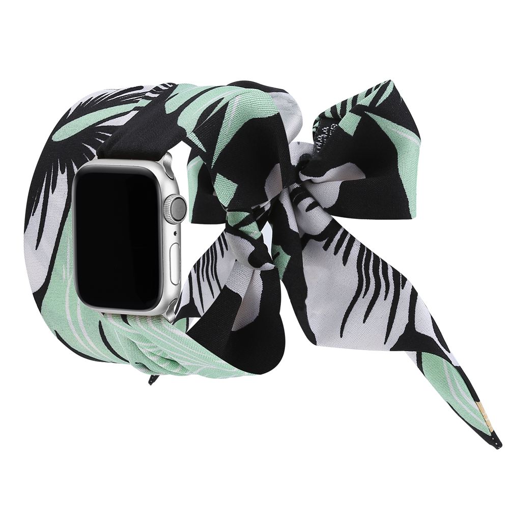 Toyouths Scarf Strap for iwatch Band 38/40/42/44mm Women Fashion Scarf Replacement Strap for Apple Watch SE Series 6 5 4 3 2 1