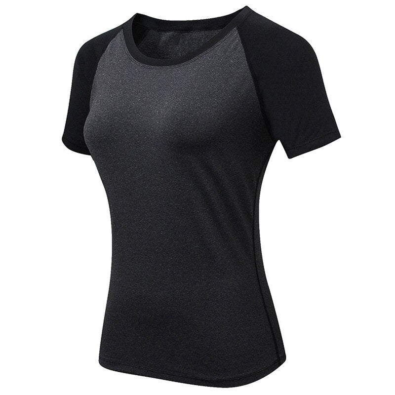 Gym T shirt Compression Tights Women's Sport Tshirt Quick Drying Rashguad Running Tops Fitness Tees Jogger Jogging Blouse Jersey