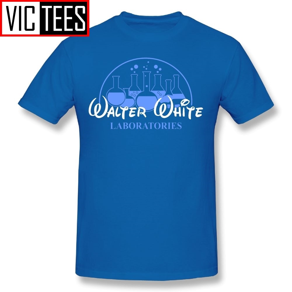Men's Walter White Laboratories T Shirt Breaking Pinkman Bad AMC Heisenberg Mr White Cotton Tops T-Shirts Breaking Bad Tees