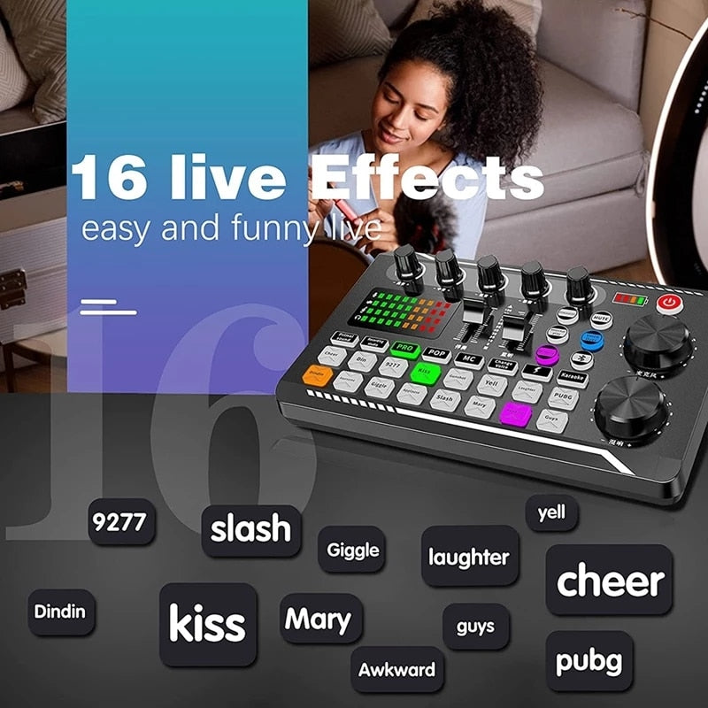 Streaming Microphone Kit with Audio Mixer(Optional) and Condenser Microphone,Microphone Set for Podcast,Live Broadcast,Podcast