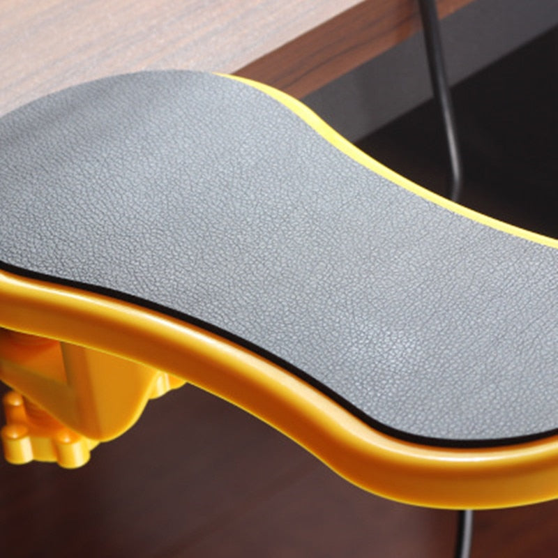 Computer armrest pad ergonomically adjustable PC wrist rest extender desk hand bracket home office wrist rotation bracket