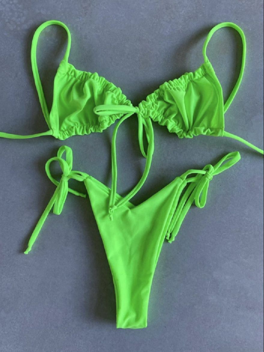 Sexy Micro Bikini 2021 Women Swimsuit Bandage Bikini Set Swimwear Female Halter Top Brazilian Bathing Suit Bather Biquini