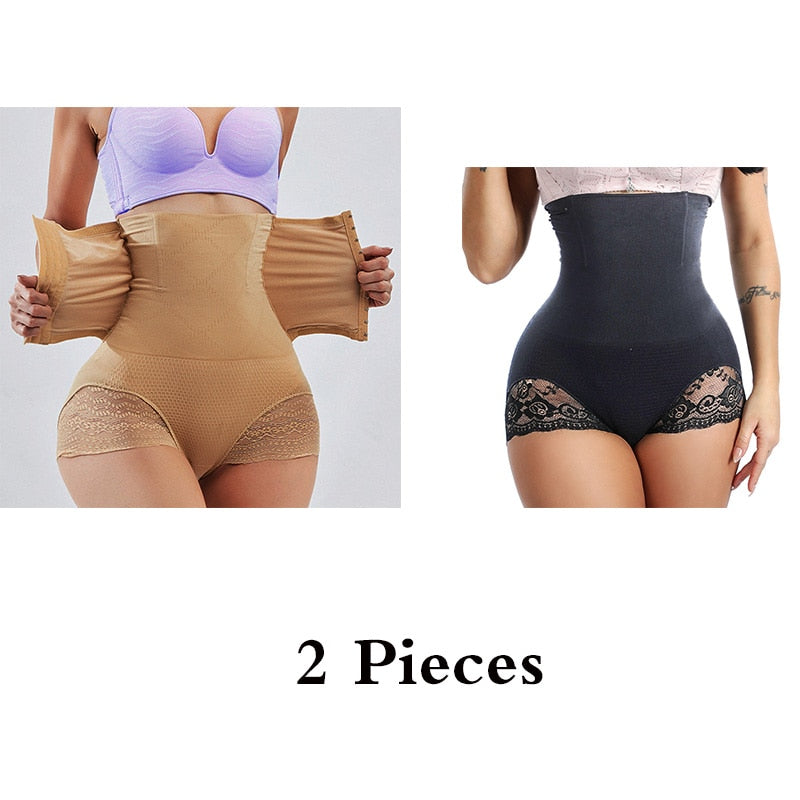 GUUDIA Tummy Control Panties Women Body Shaper High Waist Shaper Pants Seamless Shapewear Postpartum Panties Waist Trainer