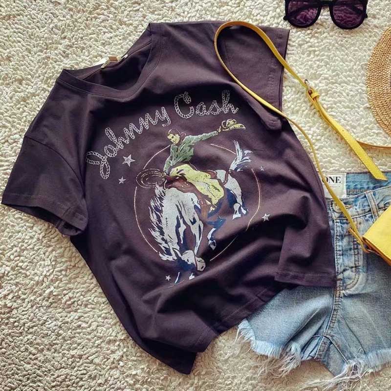 Super Chic Women&#39;s White Tee Short Sleeve Graphic Tees women 2020 new Summer basic casual T-Shirt camisetas mujer new women tops