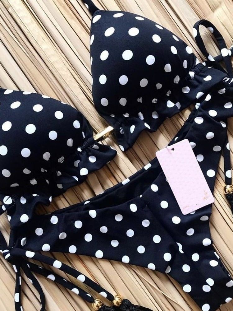 2019 Women Print Bikini Set Push-up Swimsuit New Summer Sexy Swimwear Triangle Bathing Suit Swimming Suit Biquini