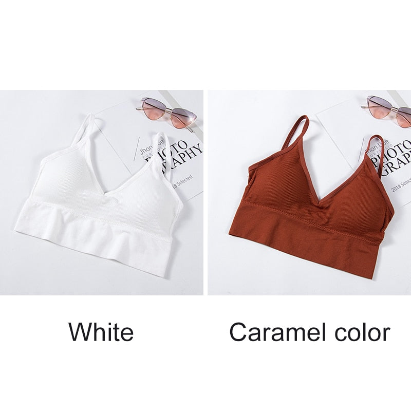 1/2 Pcs Bras for Women Sexy Seamless Bra U Type Backless Push Up Bralette Women Female Wireless Solid Wire Free Brassiere
