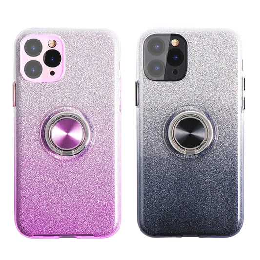 Bling Glitter Gradient Soft Case For iPhone 12 Pro Max 11 XS X XR 7 8 Plus SE 2020 Phone With Ring Holder Stand Cover Women Girl