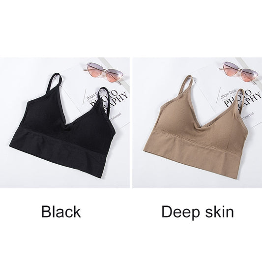 1/2 Pcs Bras for Women Sexy Seamless Bra U Type Backless Push Up Bralette Women Female Wireless Solid Wire Free Brassiere