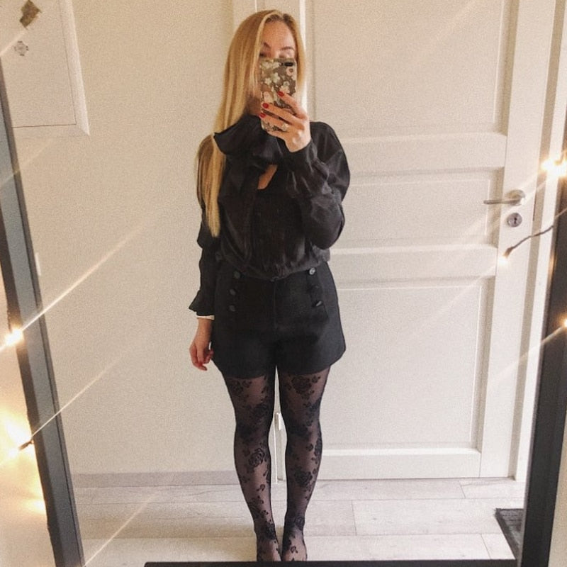 Short Mujer Korean Woolen Shorts Women 2022 Winter Loose Wide Leg Shorts Feminino Autumn  Zipper Pocket Buttons Shorts 7435 50