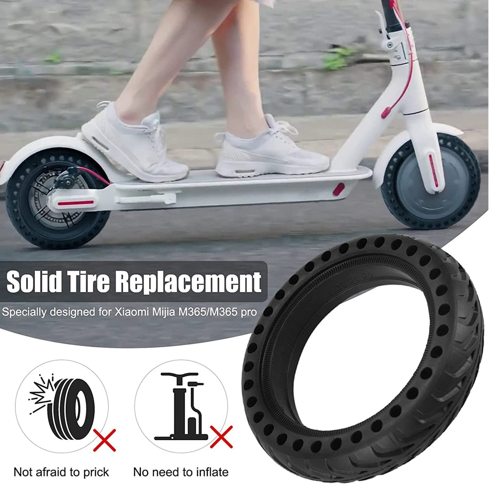Solid Tire for Xiaomi M365 1S Pro 2 Electric Scooter 8.5&#39;&#39; Rubber Honeycomb Tyre for Mijia Mi Essential Scooter 8.5 inches Wheel