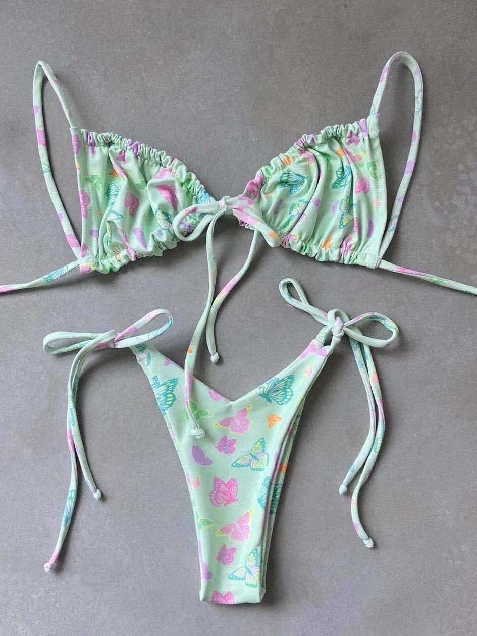 Sexy Micro Bikini 2021 Women Swimsuit Bandage Bikini Set Swimwear Female Halter Top Brazilian Bathing Suit Bather Biquini