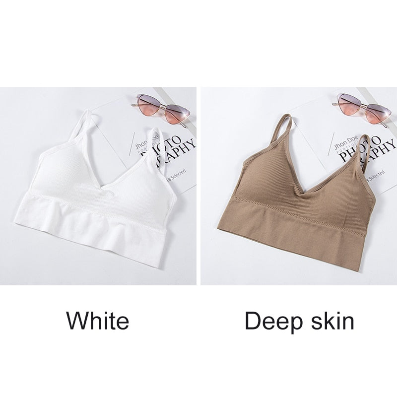 1/2 Pcs Bras for Women Sexy Seamless Bra U Type Backless Push Up Bralette Women Female Wireless Solid Wire Free Brassiere