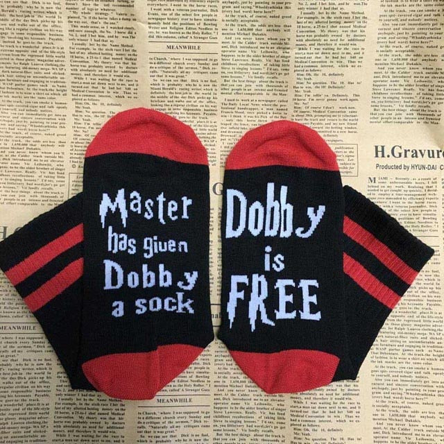 Autumn Spring Women Wine Socks Knitted Letter Cute Meia Funny Sokken Chaussette Novelty Femme Winter Warm Home Sport Hipster Sox