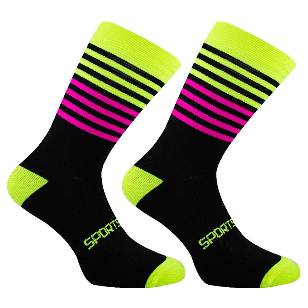 High Quality Profession Team Men Women Cycling Socks Bike Socks Breathable Bicycle Socks Outdoor Sportswear Racing Socks 2021